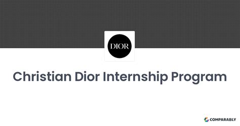 christian dior internship|christian dior trainee program.